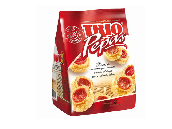 GALLETITAS TRIO PEPAS X 320G
