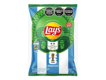 PAPAS FRITAS LAYS QUESO CREMA Y CEBOLLA 77G
