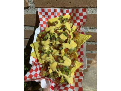 Nachos con guacamole