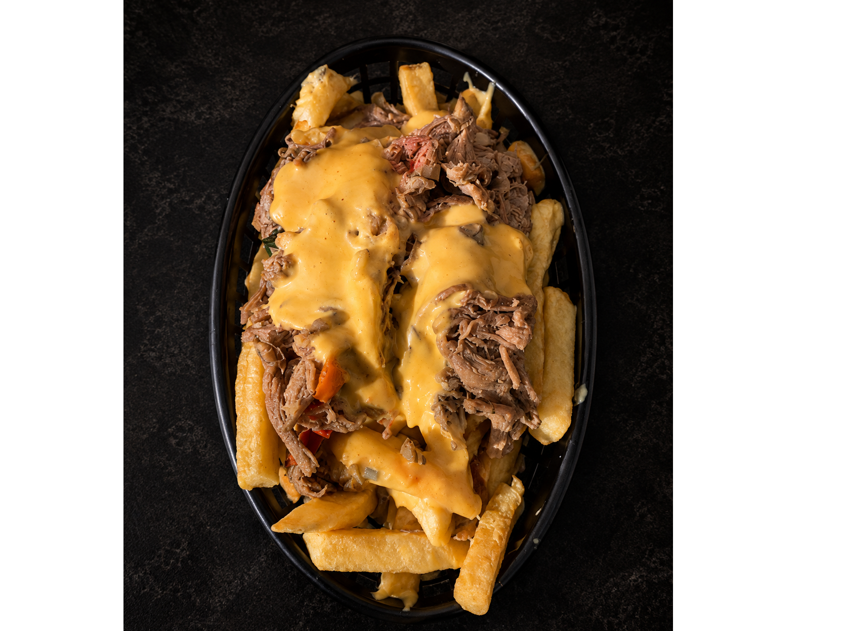 Papas mechada cheddar INDIVIDUAL