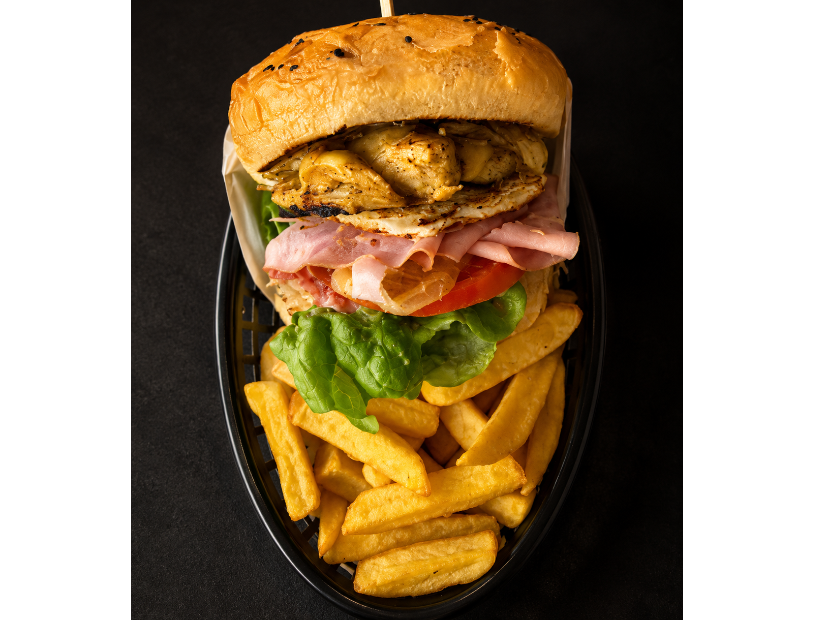 Pollo + papas fritas