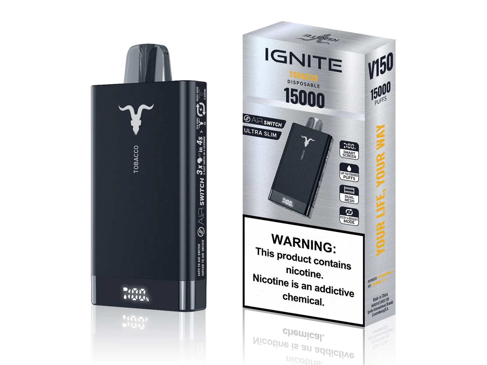 IGNITE 15000 pitadas de Importato Bariloche