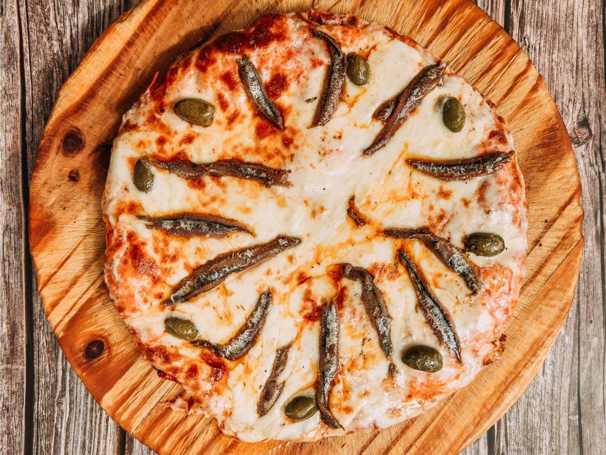 PIZZA DE ANCHOAS