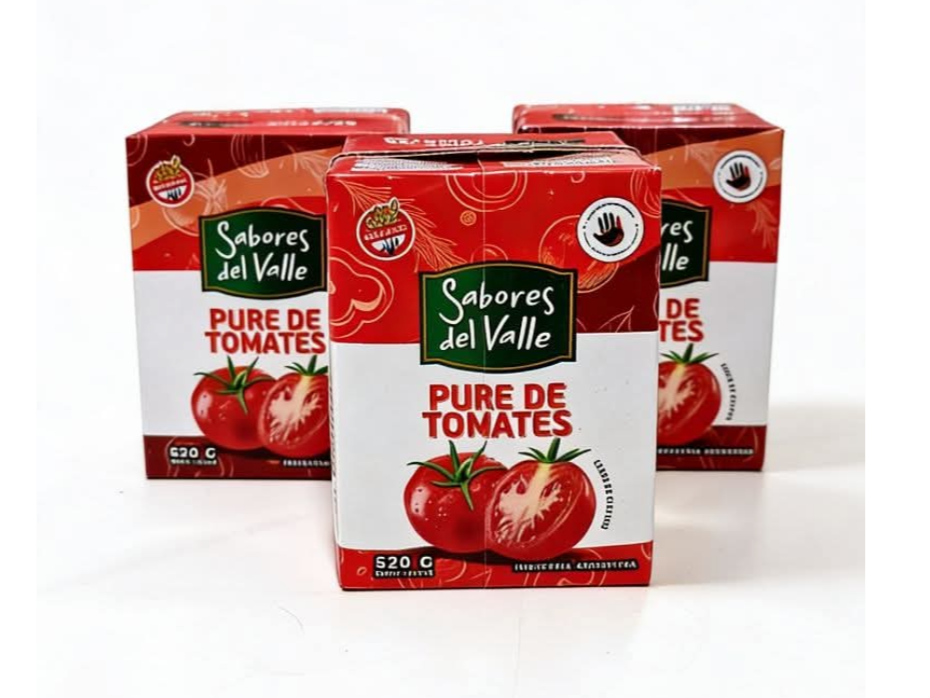 PURÉ DE TOMATE SABOR DEL VALLE 520cc