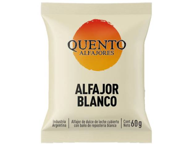 ALFAJOR QUENTO BLANCO x65g