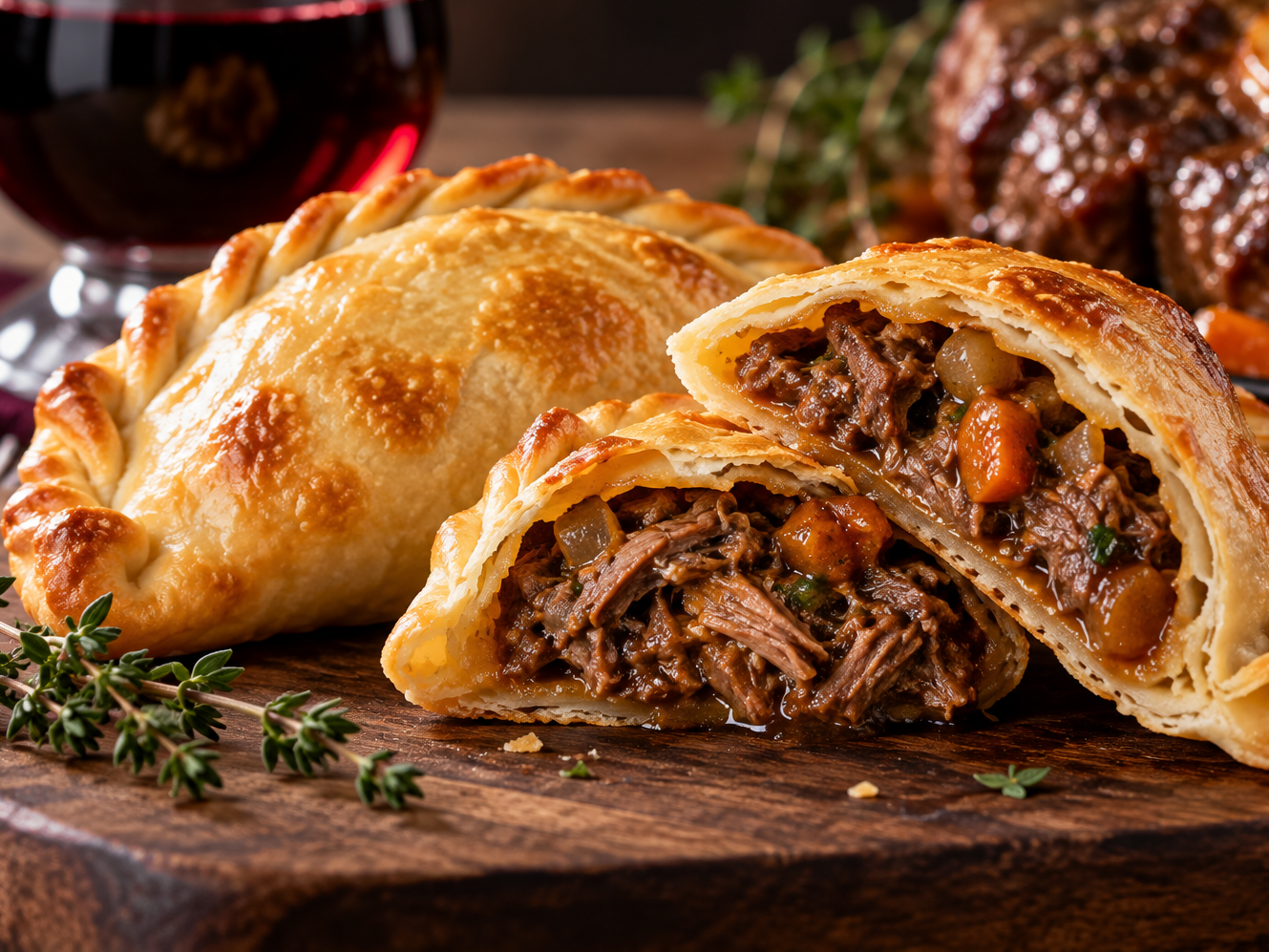 Empanada de Osobuco al Malbec