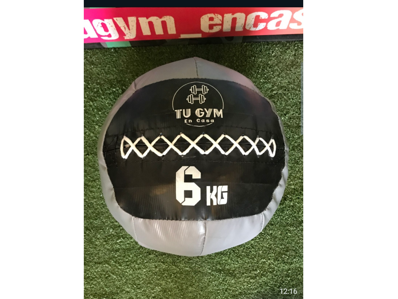 Medicine ball 6kg pro (sin pique)