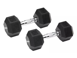 Par de mancuernas engomadas (stock algunas)