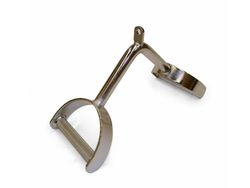 Agarre mediano remo polea cromado