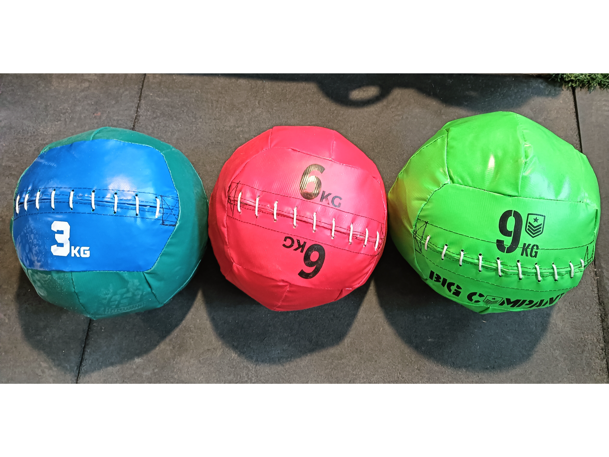 3 Medball ECO  3, 6, y 9kg