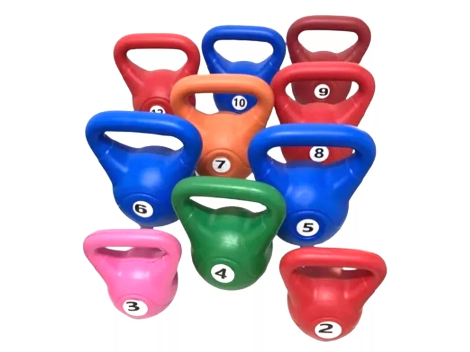 54kg pesas rusas pvc (2,3,4,5,6,7,8,9,10)