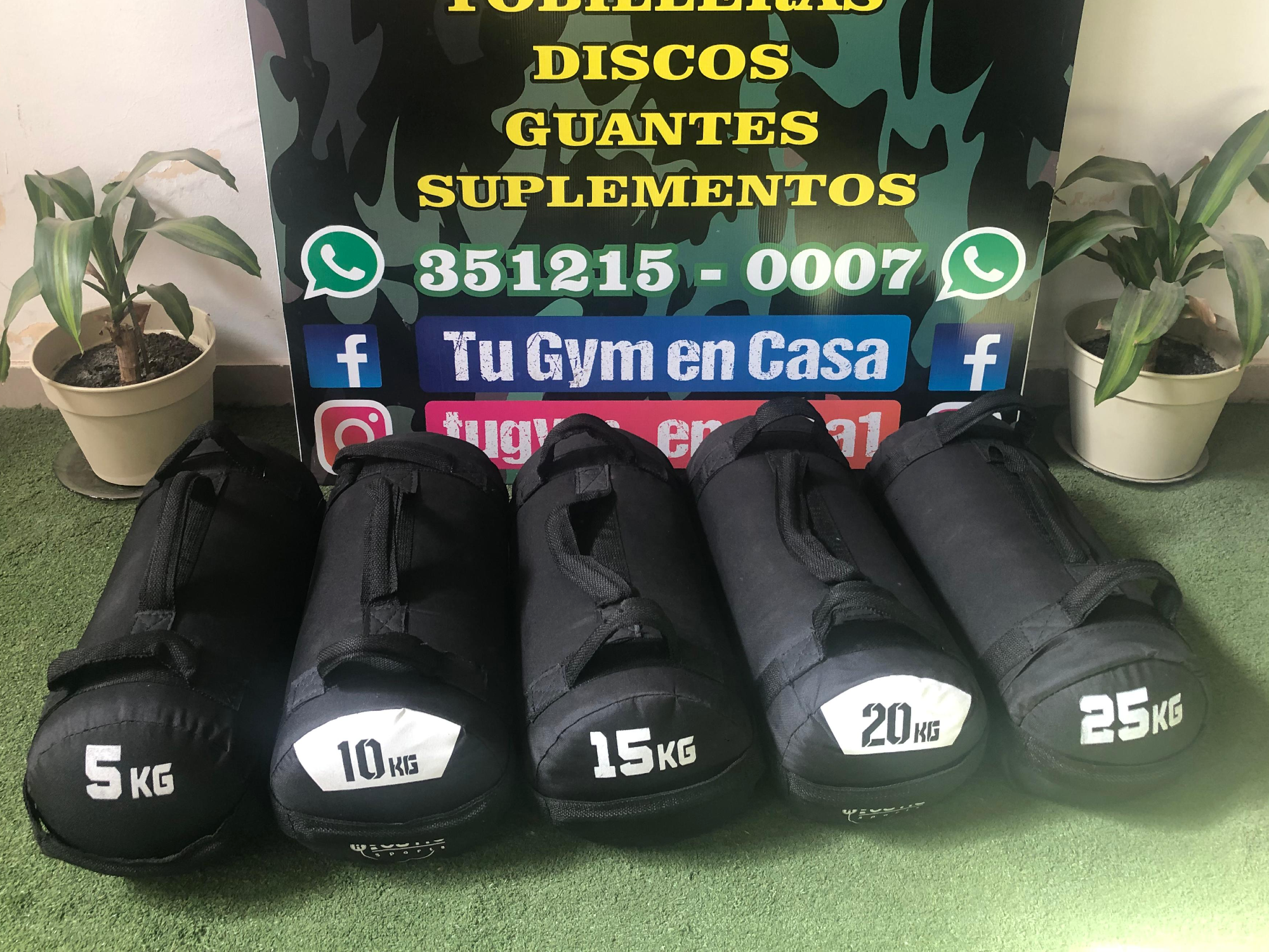5 corebag cordura  (5,10,15,20y25kg)