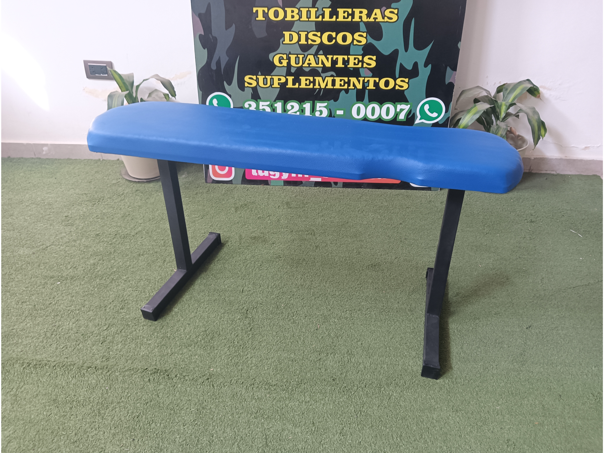 Banco plano (hasta 120kg)