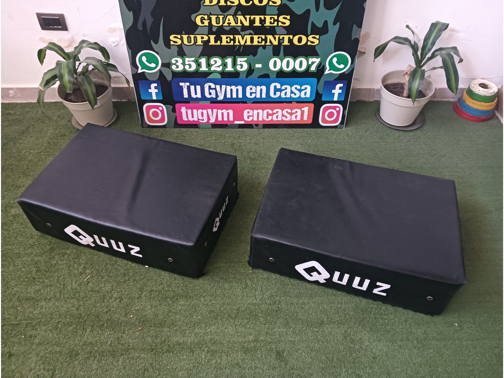 Par de colchones de alto impacto Quuz