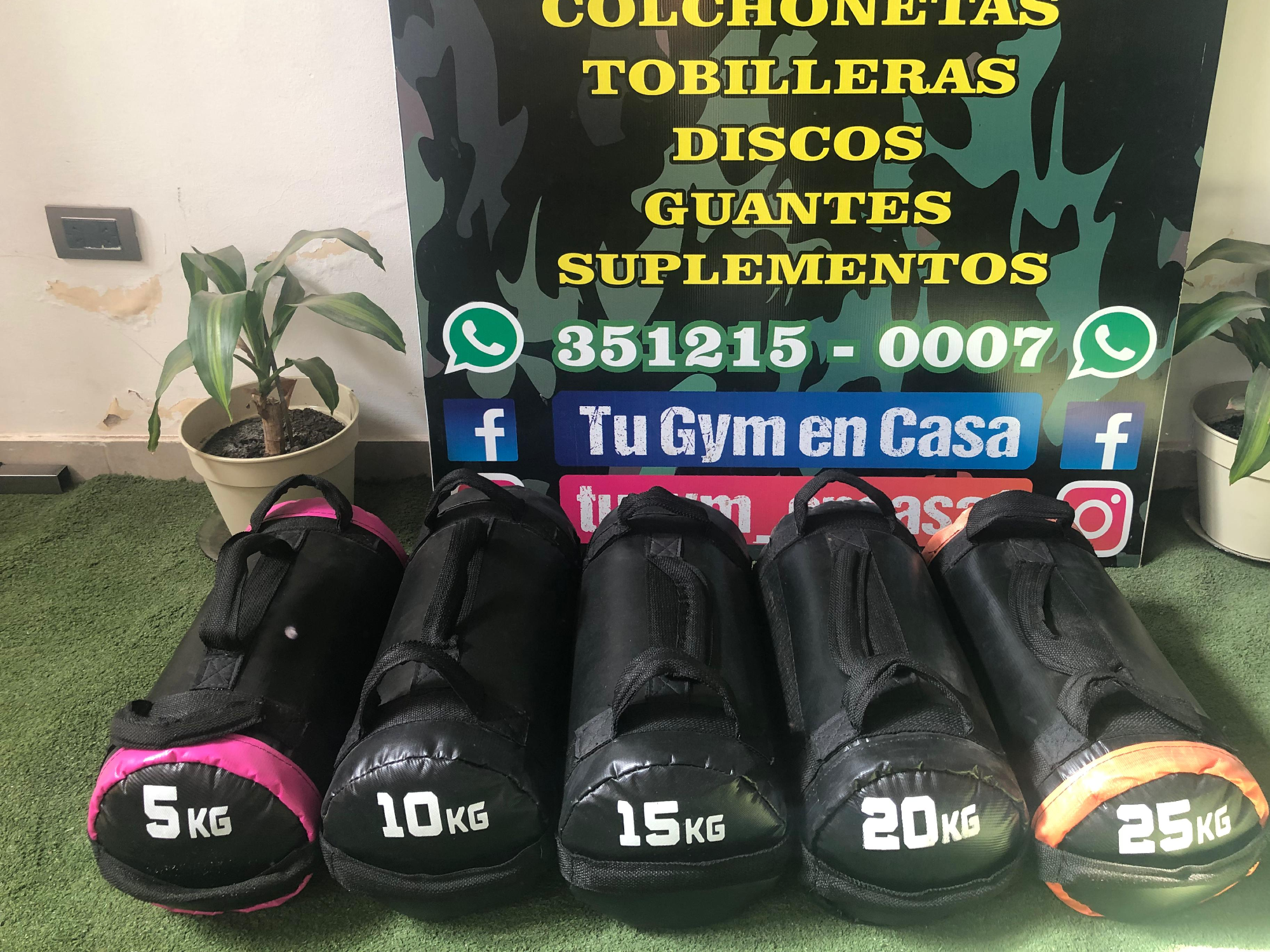 5 corebag (5,10,15,20y25kg)
