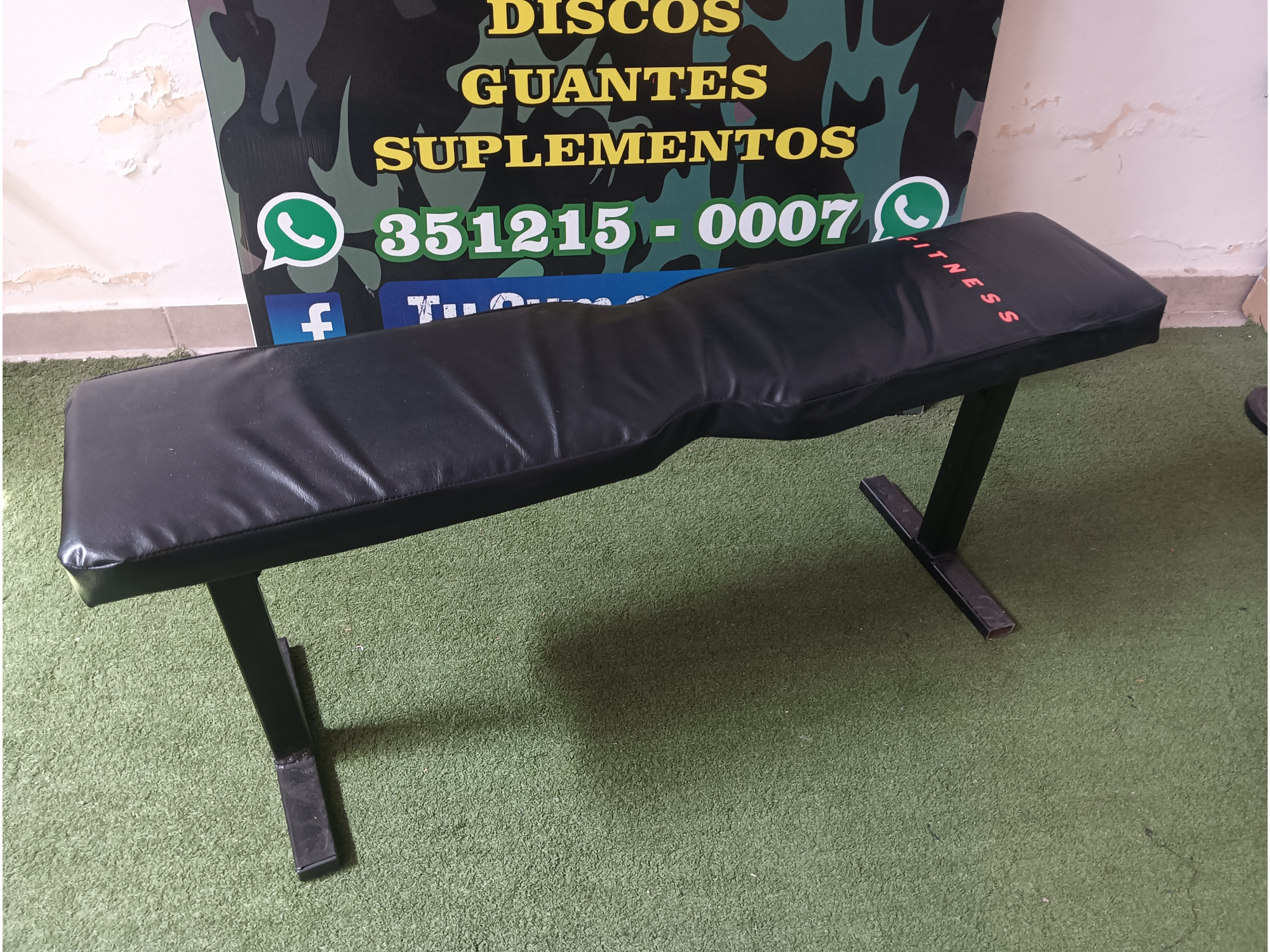 Banco plano (hasta 120kg)