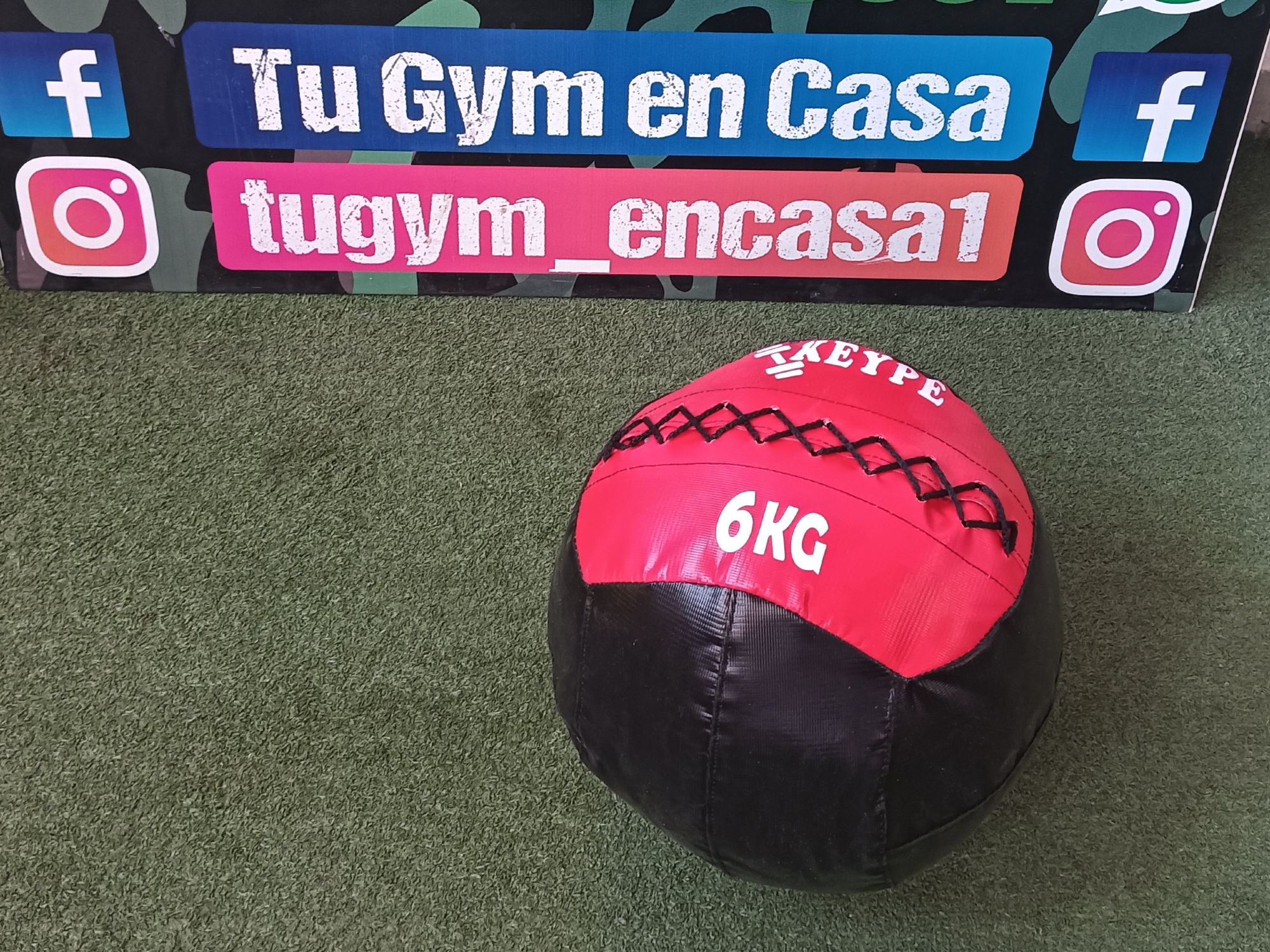 Medicine ball 6kg pro (sin pique)