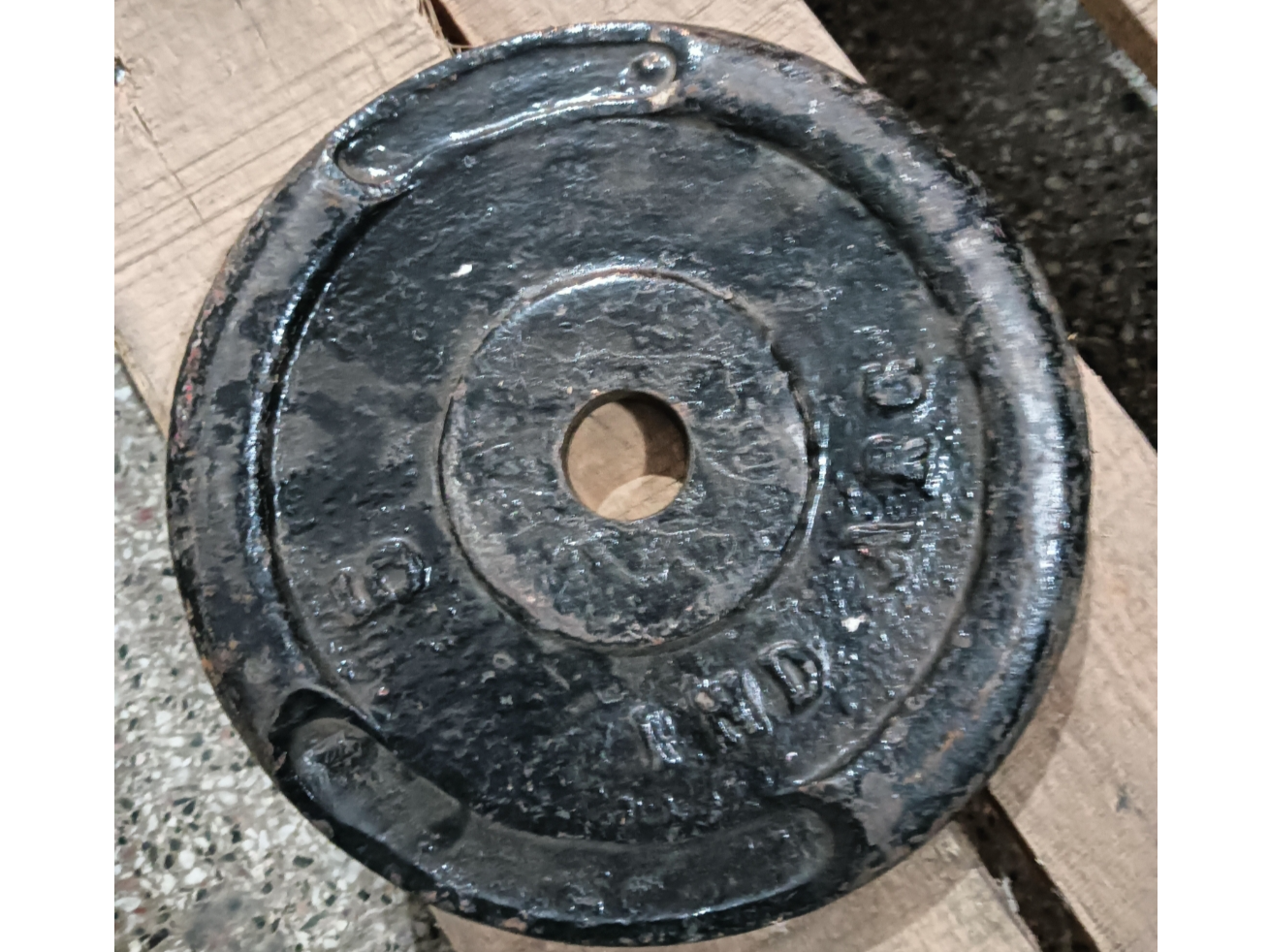 Disco de 5kg fundición (usado)