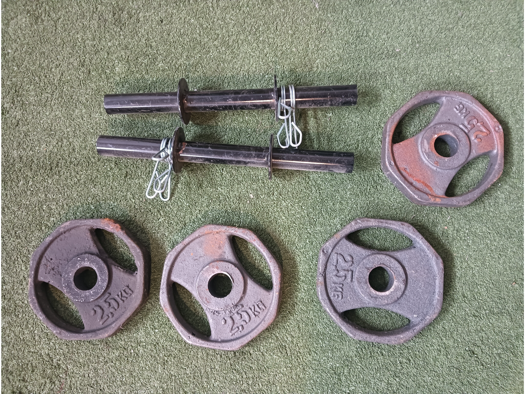 Par de mancuernas con 10kg