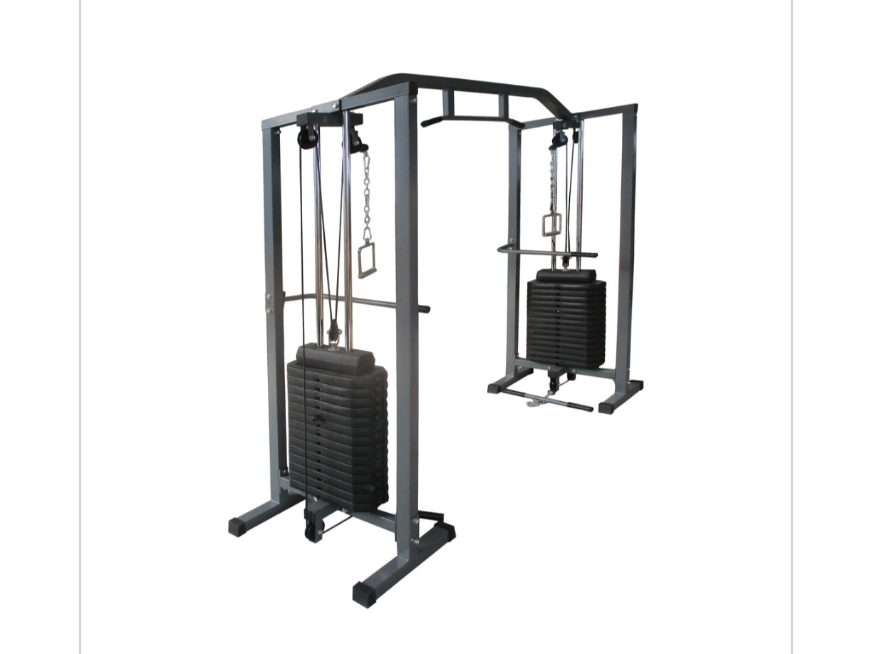 Polea doble enfrentada 174kg pvc (pedido)