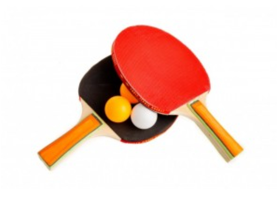 Par de paletas con 3 pelotas