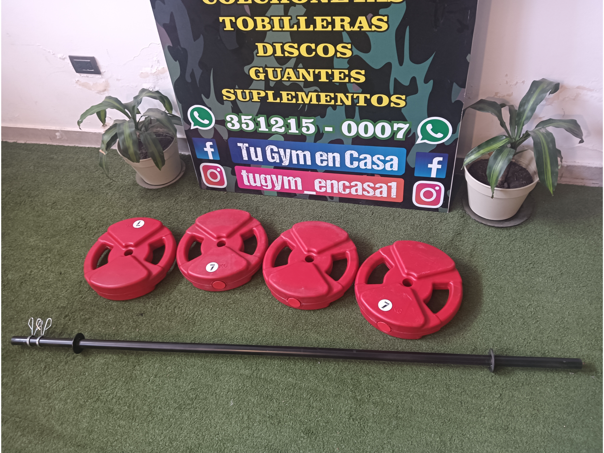 Kit body 28kg (discos Agarre)