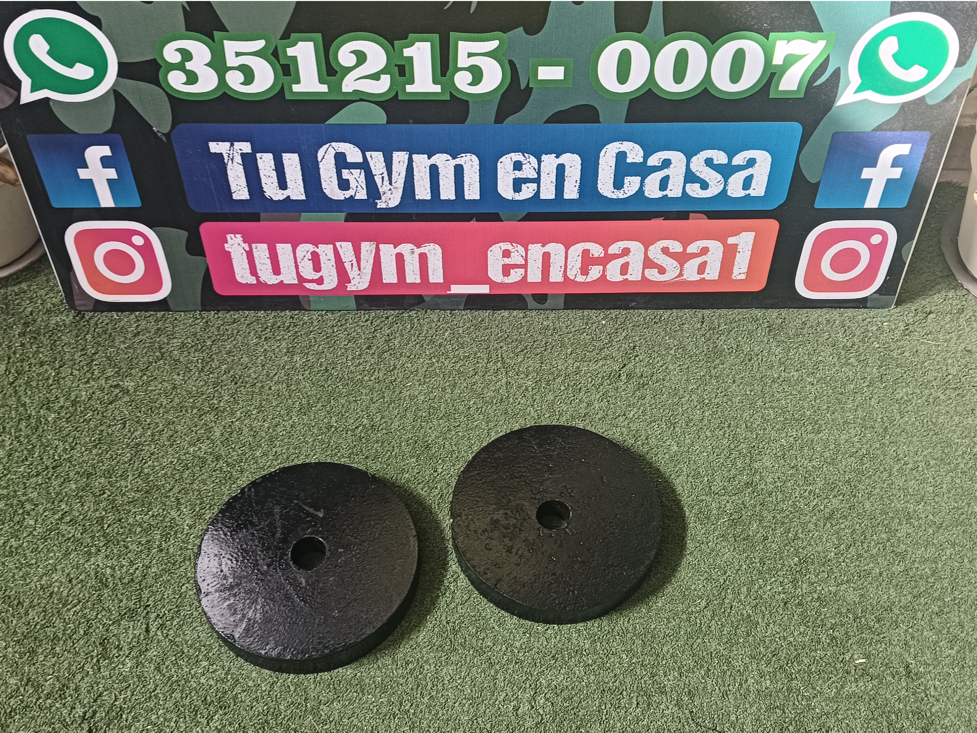 Par de 10kg DE 30MM
