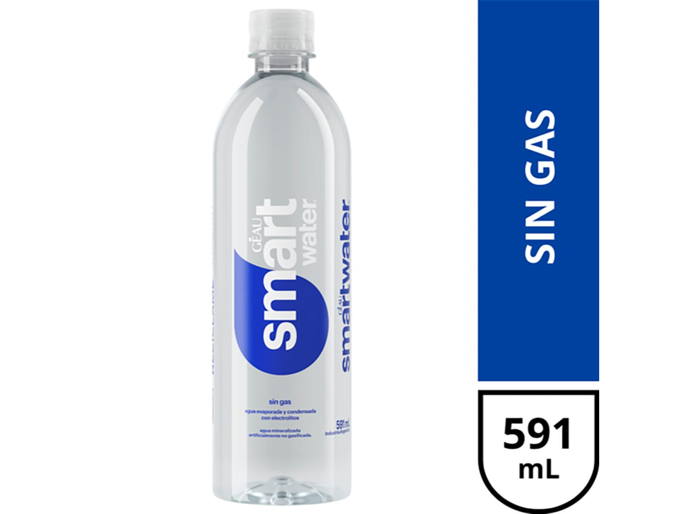 Agua Smartwater Sin Gas 591 ml