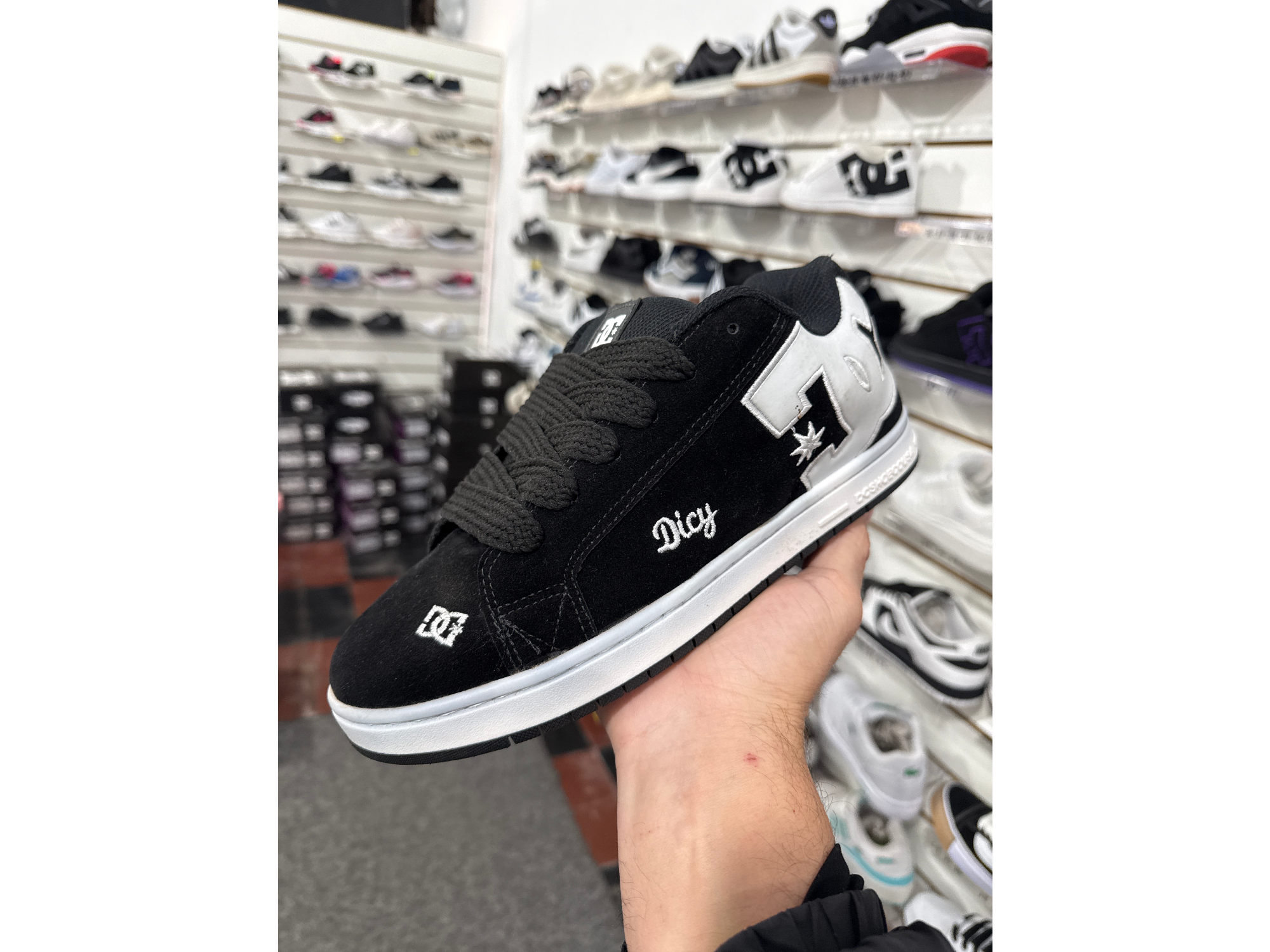 DC shoes preto Prata