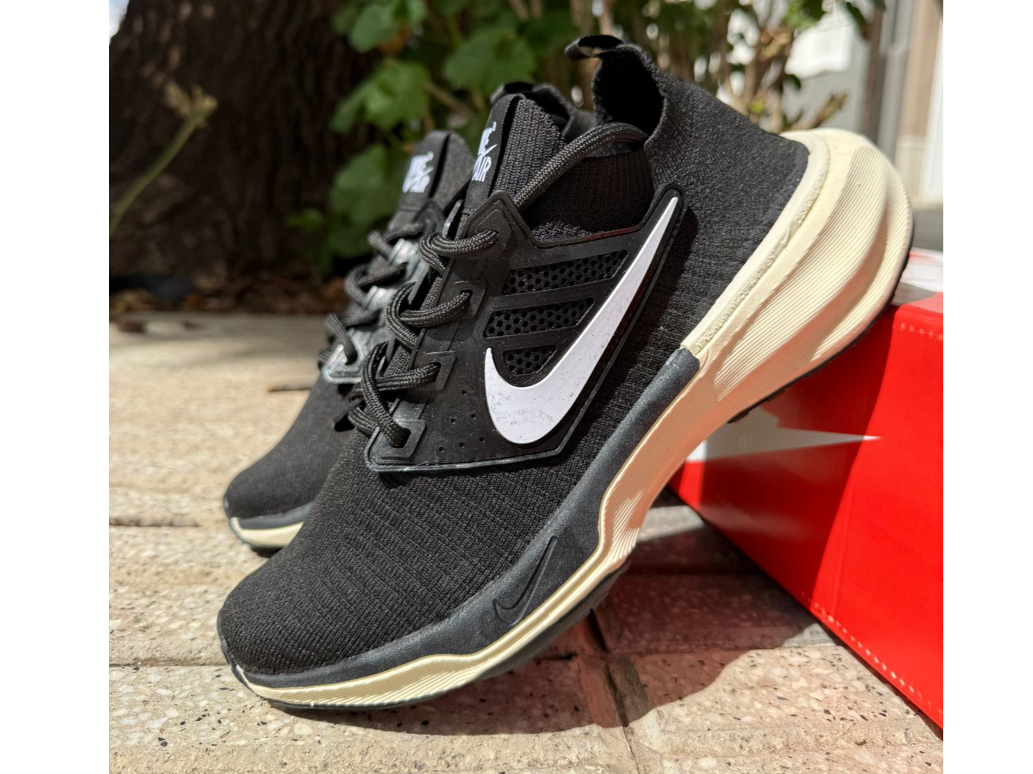 Nike Tenis Knit Negra 👟