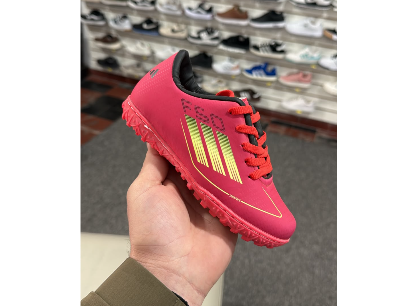 zapa botin niño rojo