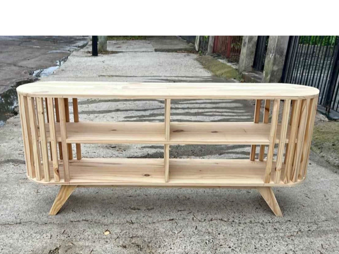 Rack Tv Nordico Varillas abiertas