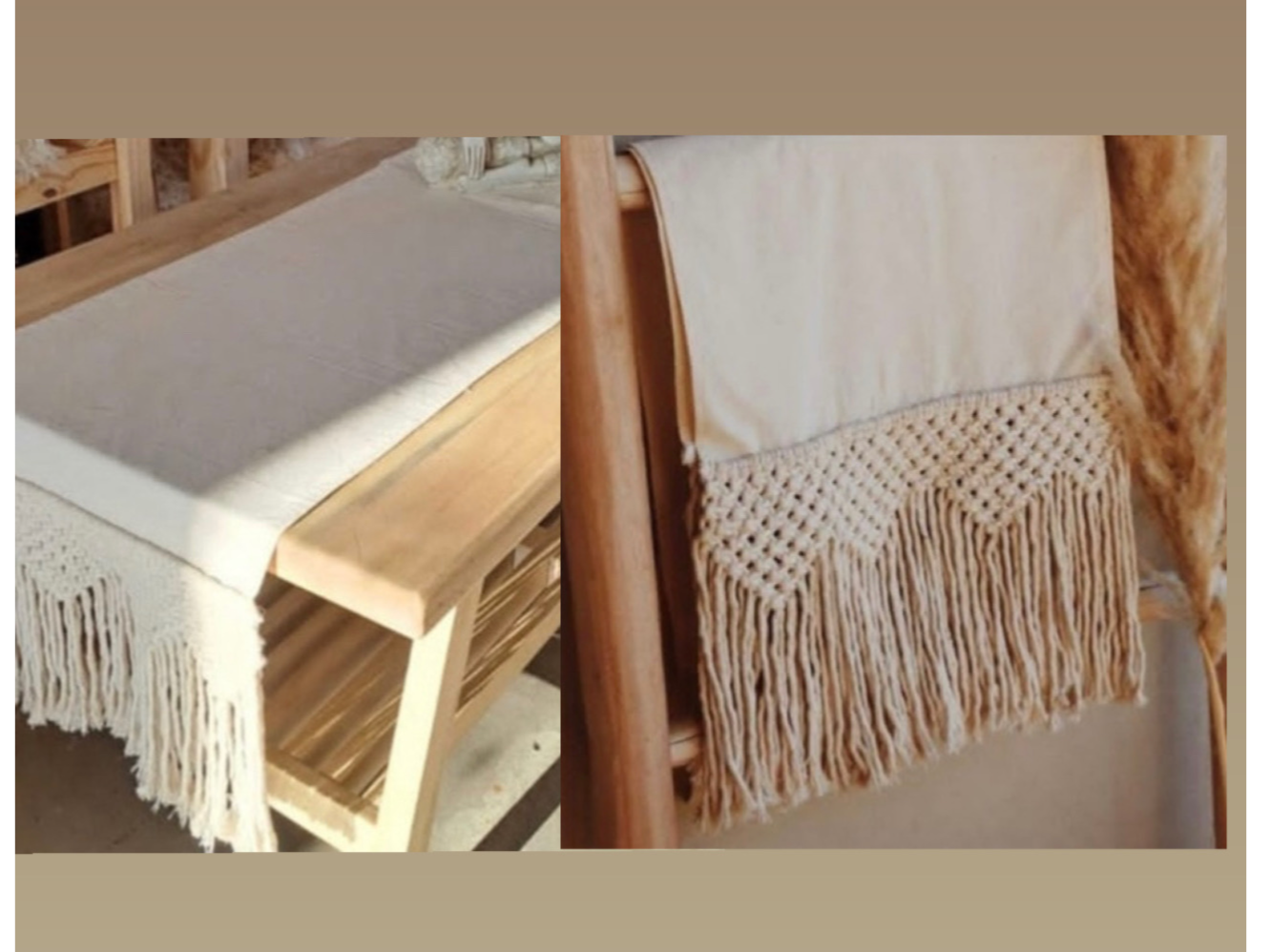 Camino de Mesa Rústico