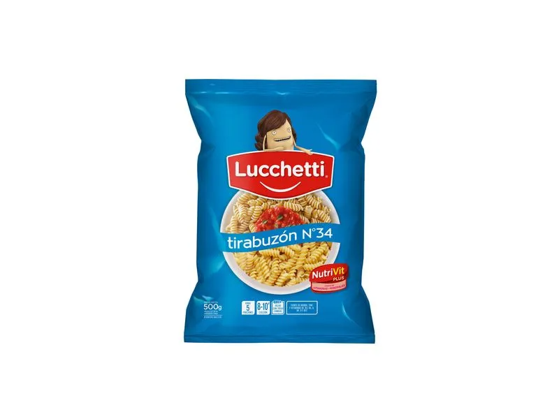 Fideos luccheti tirabuzon