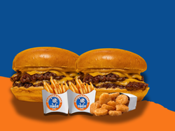 (COMBO GORDO) 1 porc. de Nuggets, 2 porc. de papa, 2 Cheese simple
