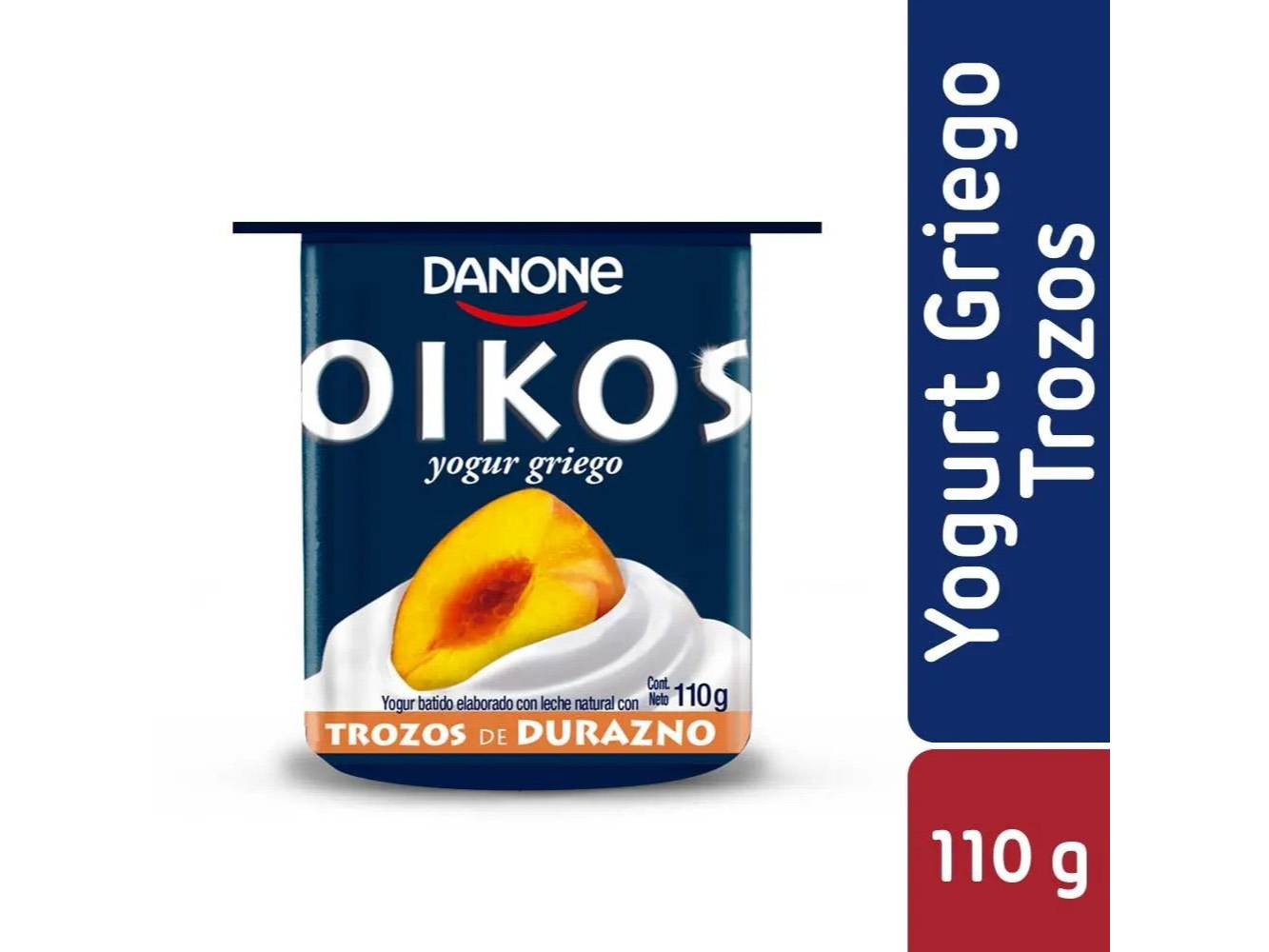 Oikos griego trozos de durazno