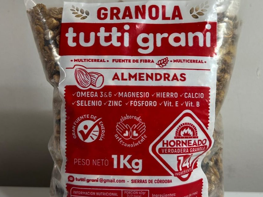 Granola con almendra