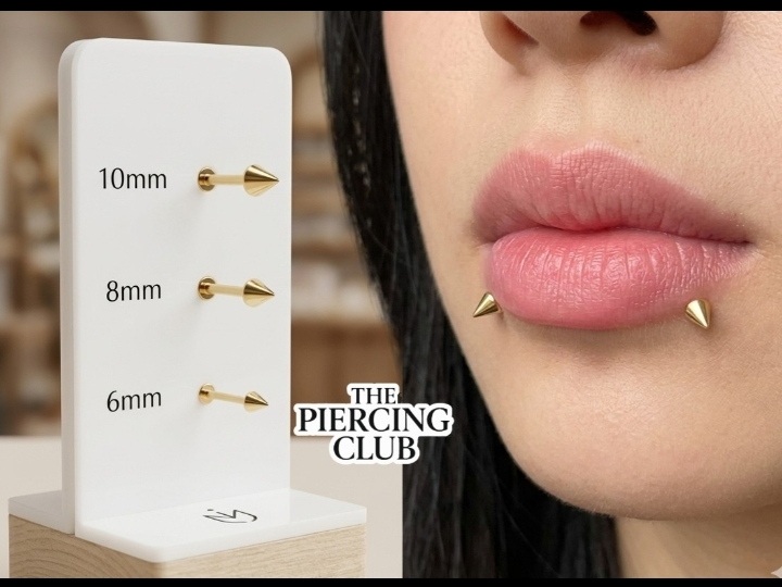 Tragus dorado con punta