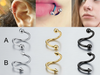 Piercing torcido liso con bola