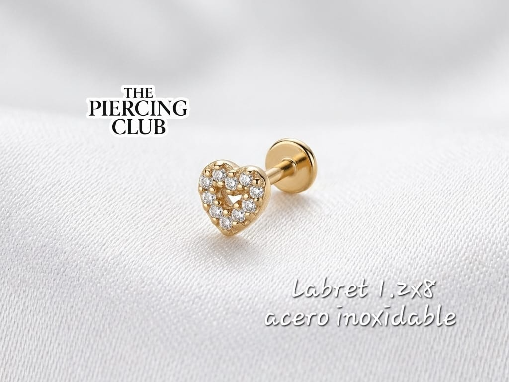 Labret corazon NUEVO INGRESO
