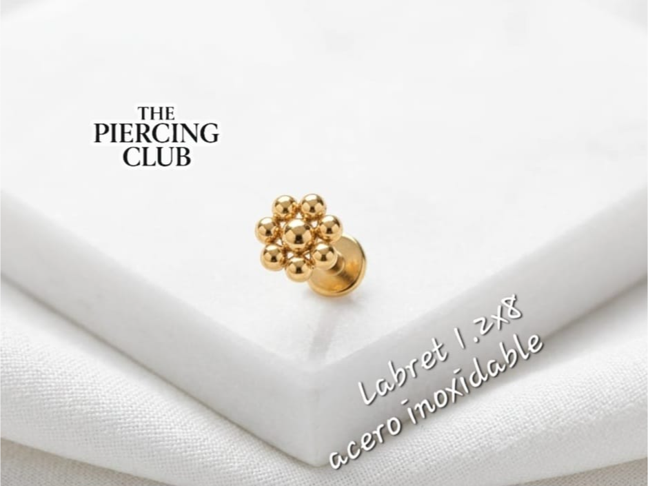 Labret Flor acero inoxidable NUEVO INGRESO