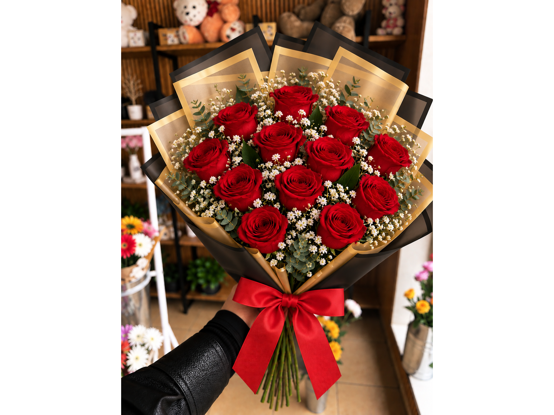 Ramo 12 rosas  🌹