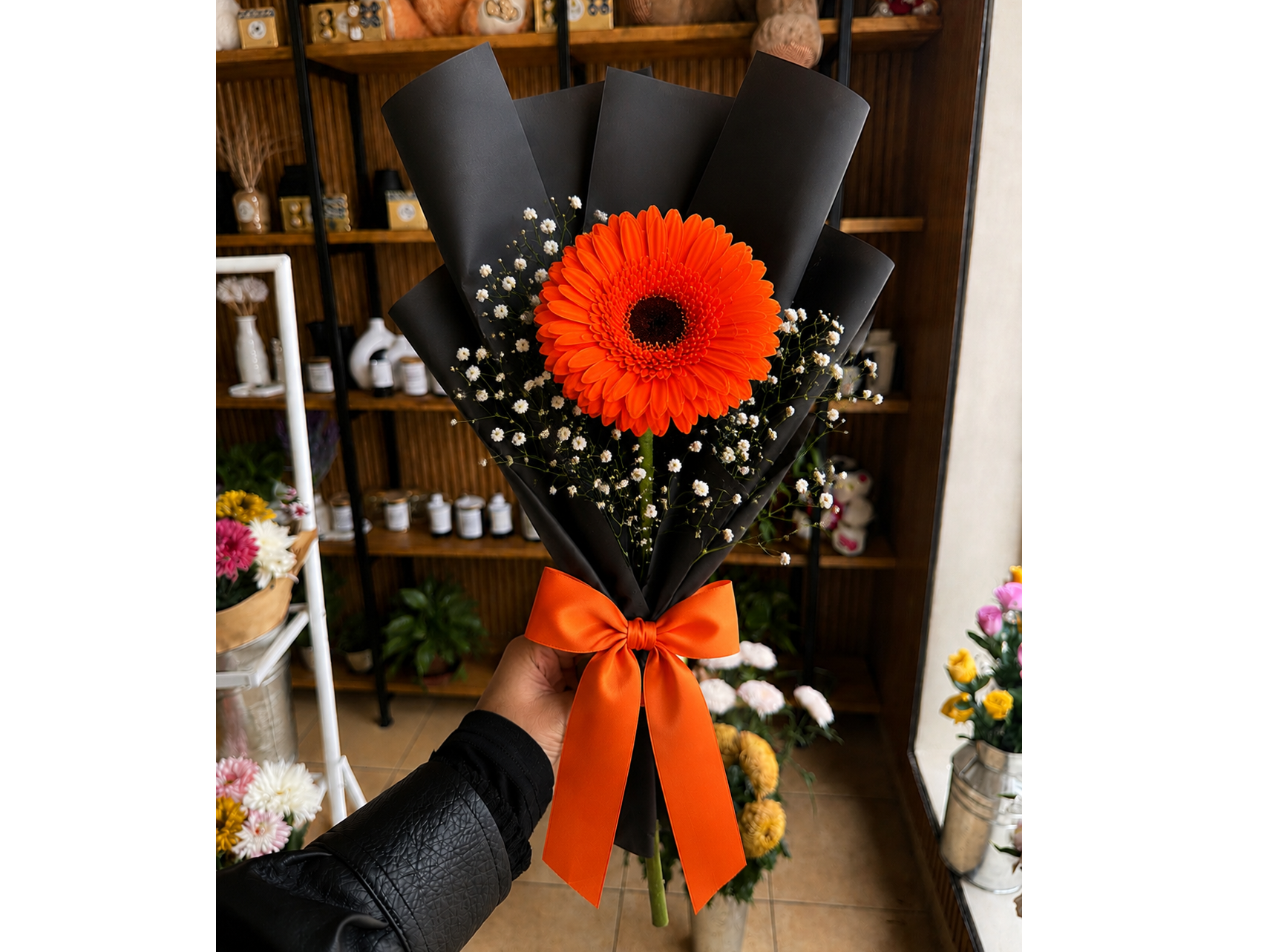 Gerbera naranja 🧡