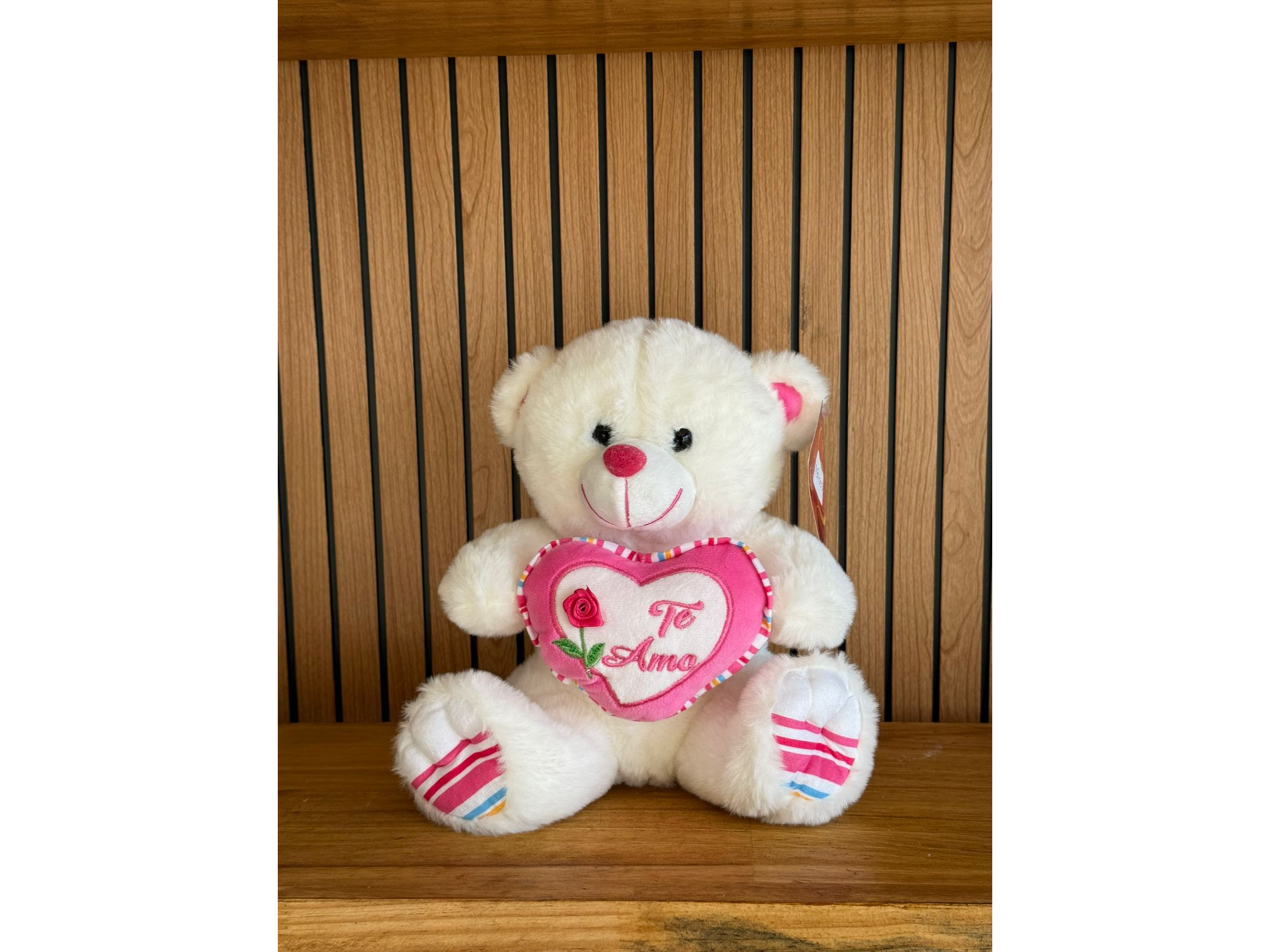Oso blanco "Te amo"💞