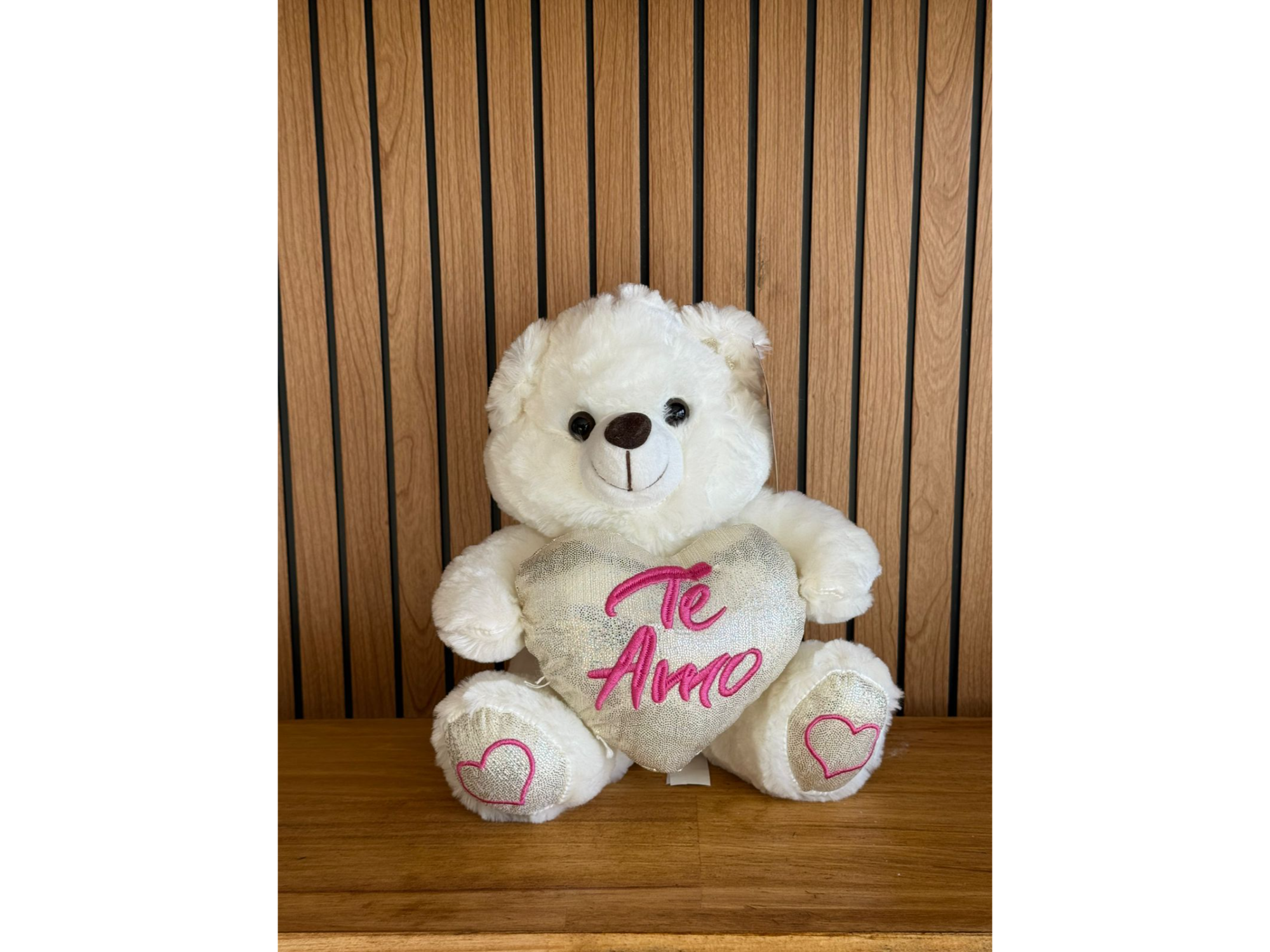 Oso blanco mediano "Te amo" 💖