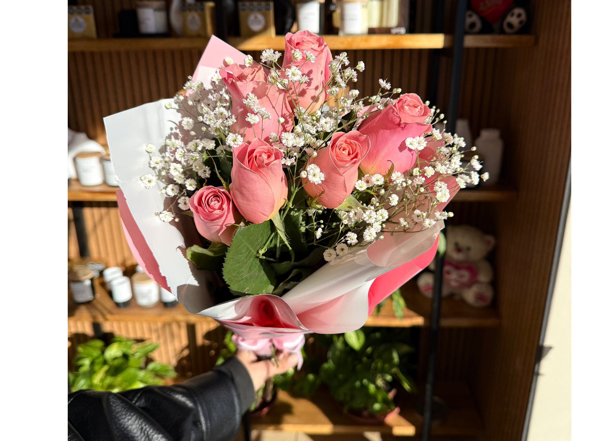 Ramo de rosas rosadas 🌷