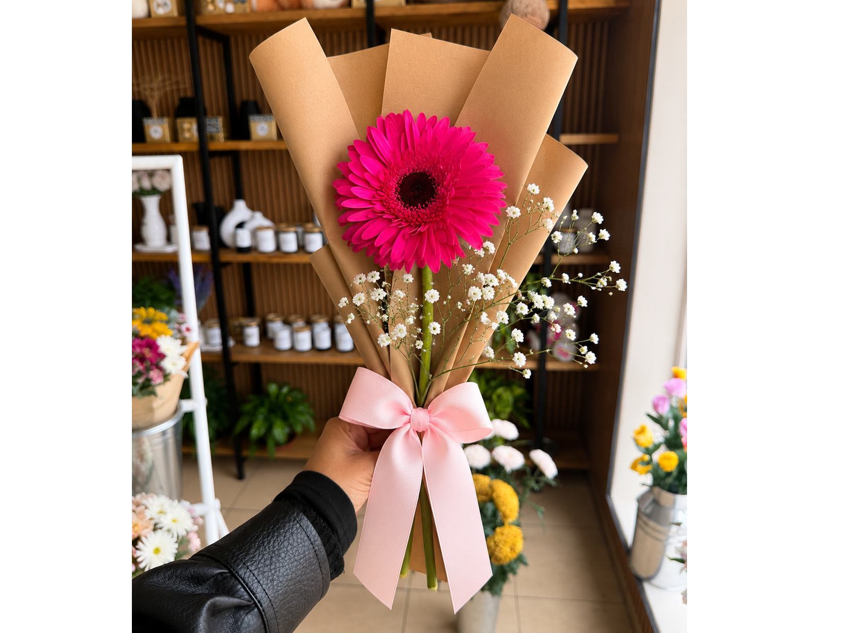 Gerbera rosa 🌺