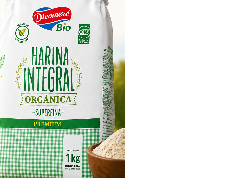 Harina integral orgánica