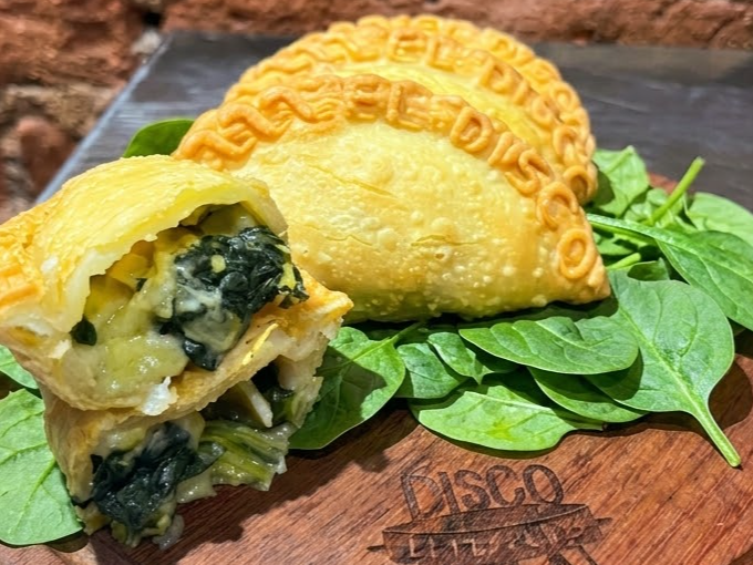 Espinaca y Salsa Blanca