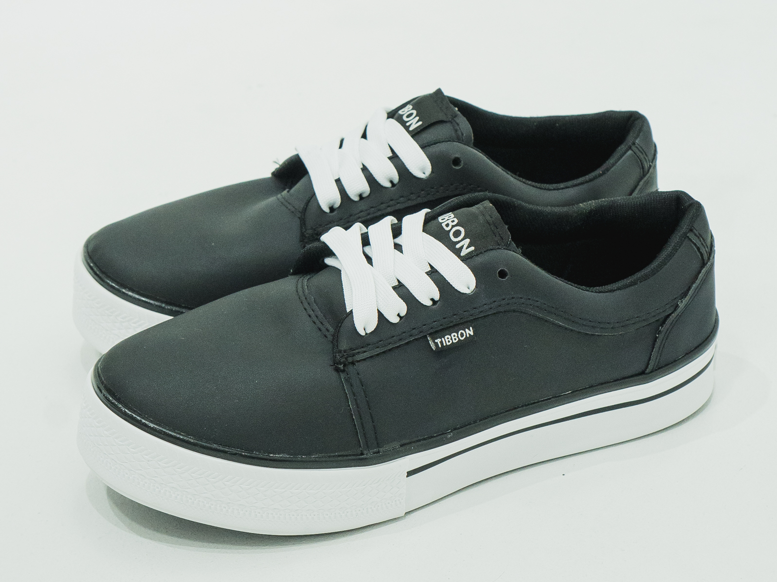 Mode Negro Simil Cuero C/Plataforma